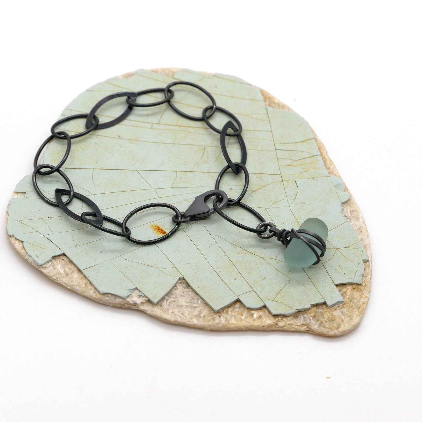 Sea glass bracelet