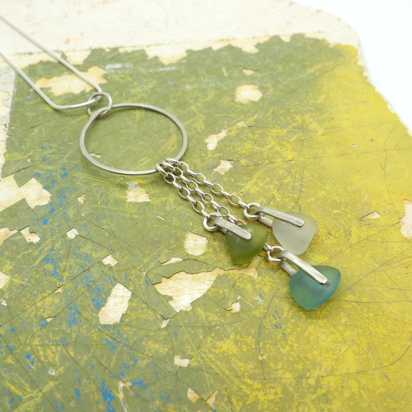 Sea glass necklace