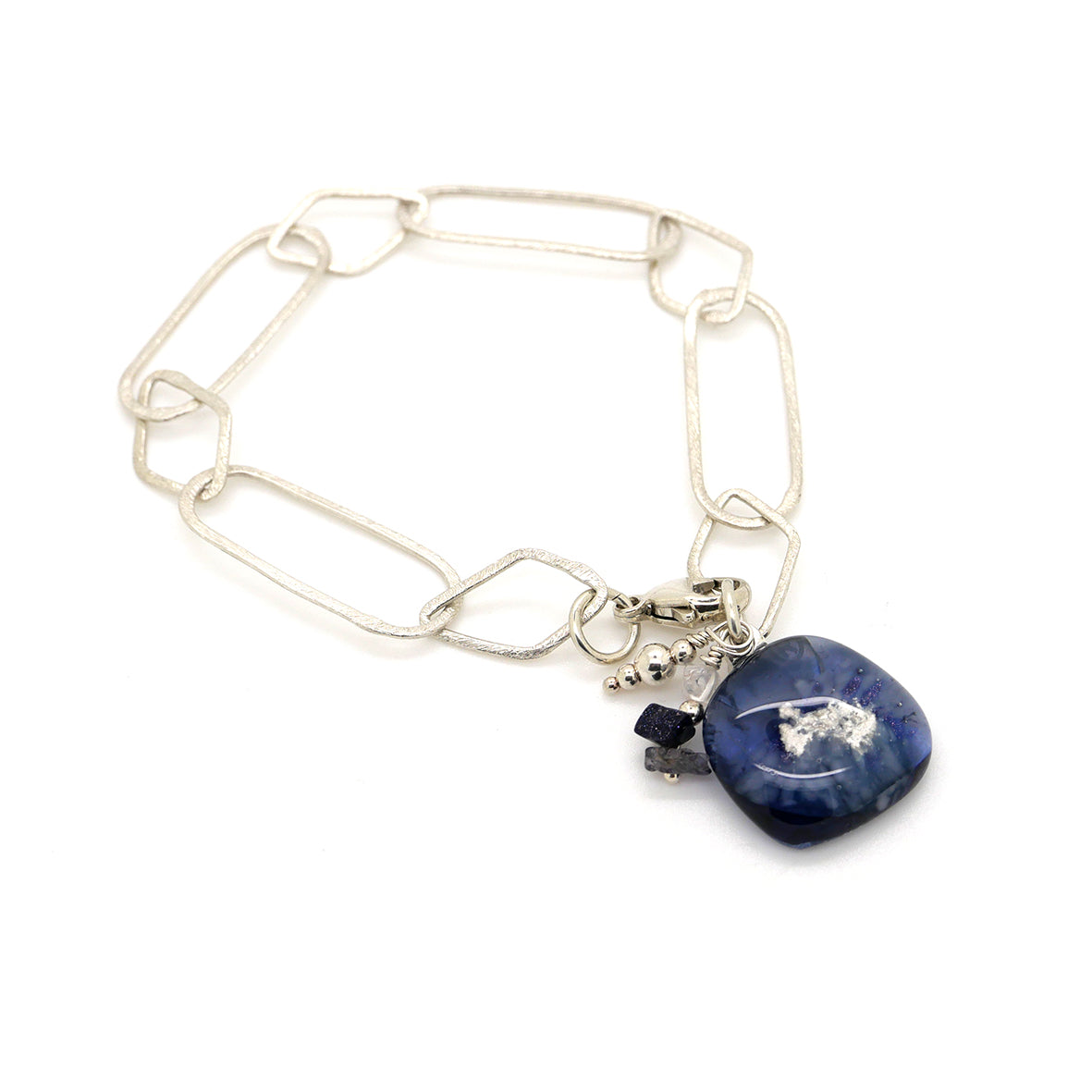 Indigo Glass Bracelet