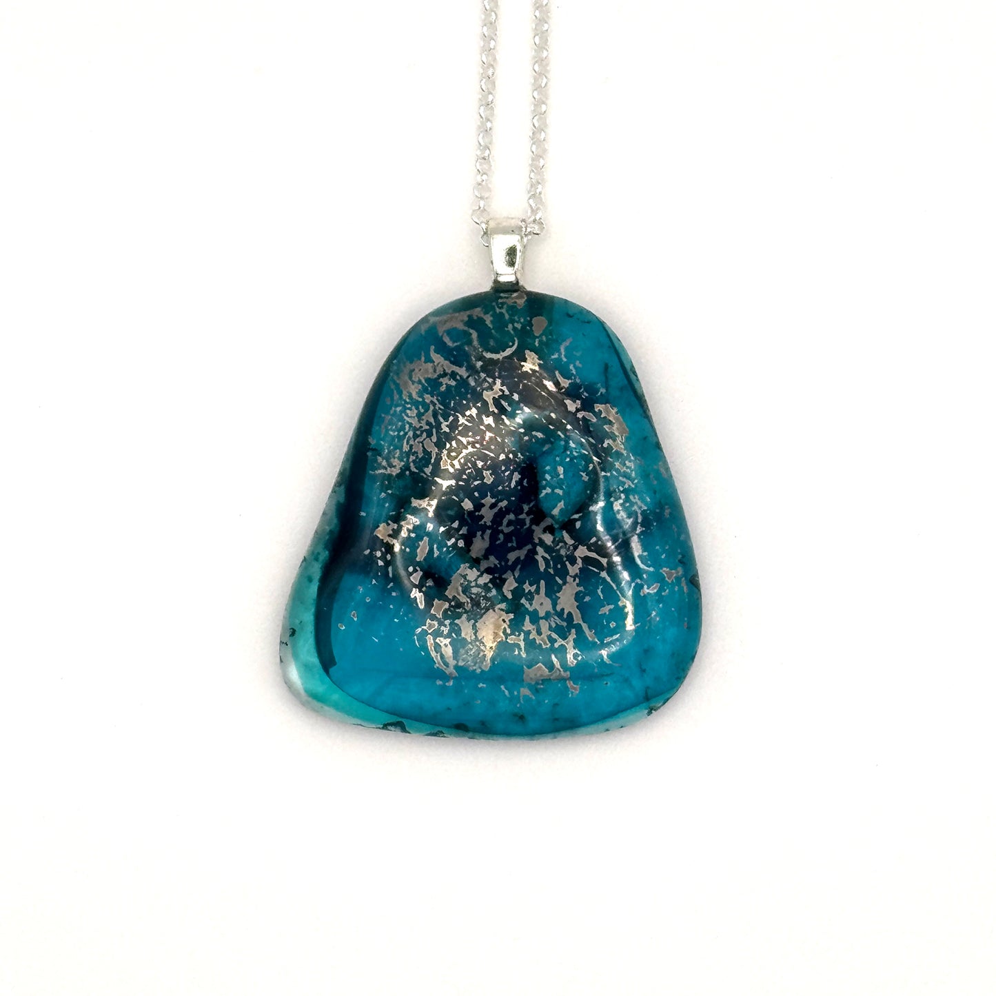 Teal Glass Pendant
