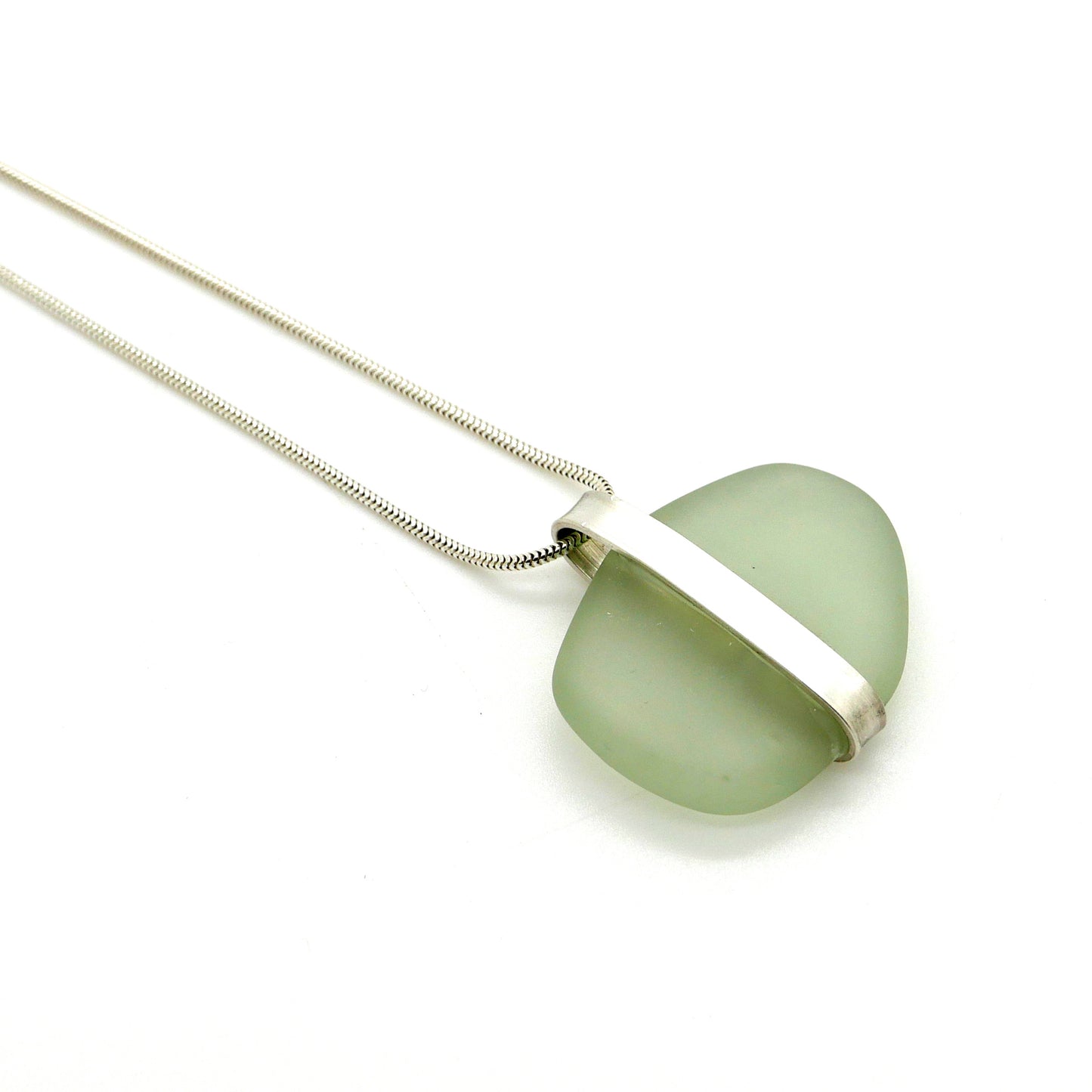 Turquoise Seaglass Pendant