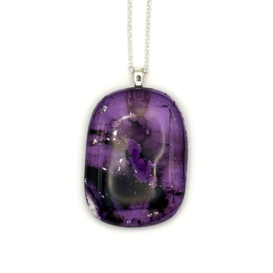 Purple Glass Pendant